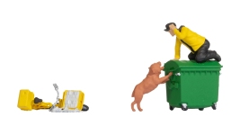 NOCH 16610 - H0 - Funny-Scenes Vorsicht Hund